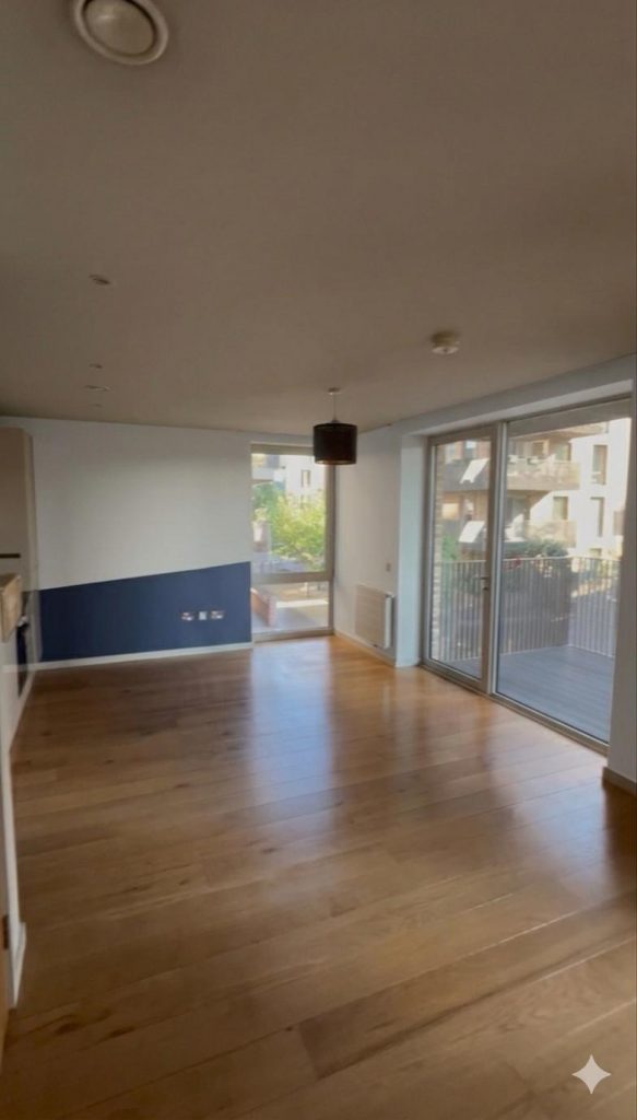 Completed high-end interior spray painting with a flawless matte finish by Loveday Decorators.